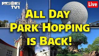 🔴Live: All Day Park Hopping is Back at Walt Disney World - 4 Park Live Stream - 1-13-24