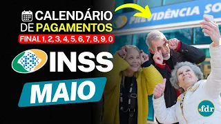 ATENÇÃO NIS FINAL 1, 2, 3, 4, 5, 6, 7, 8, 9, e 0! CALENDÁRIO DOS PAGAMENTOS DO INSS PARA MAIO