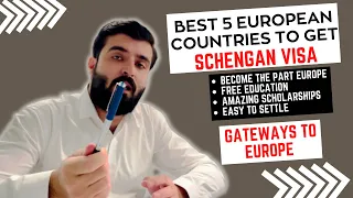 Top 5 Easiest European Countries to get Schengen Visa | 98% success rate | Study, Work & Visit Visa