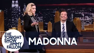 Madonna Serenades Jimmy as She Gives Him a MDNA Facial