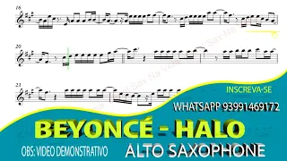 Beyoncé - Halo - Alto Sax Eb Videoscore