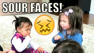 FUNNY SOUR FACES! - March 03, 2016 -  ItsJudysLife Vlogs