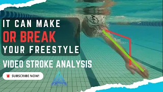This mistake can either make or break your freestyle stroke! | Video Review |