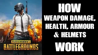 How Weapon Damage, Health, Armor & Helmets Work In PUBG (Xbox One)