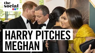 Video resurfaces of Prince Harry asking Disney CEO about Meghan Markle voiceover | The Social