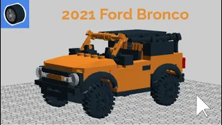 Lego 2021 Ford Bronco MOC | Removable Roof and Doors