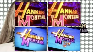 Hannah Montana - Every intro comparison (HD)