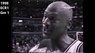 Michael Jordan 1998  playoff and Finals Highlights part1