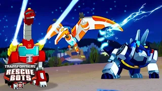Transformers: Rescue Bots | Dinobots! 🦖 | Desenho infantil | Transformers para crianças