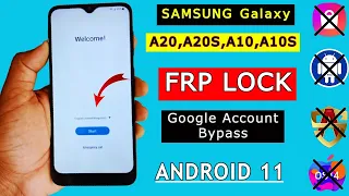 Samsung A10,A10S,A20,A20S FRP Bypass 2024 Android 11 | Google Acount Unlock / Remove FRP Without PC