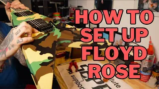 How To Set Up FLOYD ROSE so that it REALLY STAYS IN TUNE.