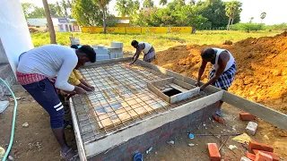 Septic Tank Reinforcement!-Excellent Work in Septic Tank manual formwork with Concrete-Sand cement