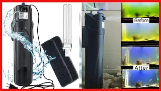 COOSPIDER Sun JUP-01 Aquariums in Tank Submersible Machine w/ 1 Spare Bulb + 2 Replace Filter