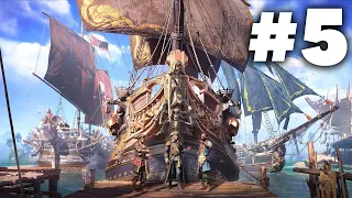 SKULL AND BONES Gameplay Walkthrough Part 5 - OUTNUMBERED AND OUTGUNNED