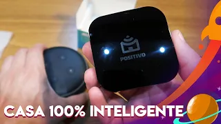 LIGANDO PELA PRIMEIRA VEZ SMART CONTROLE UNIVERSAL POSITIVO CASA INTELIGENTE #130