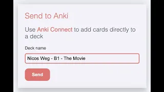 How to use Youtube2Anki with AnkiConnect