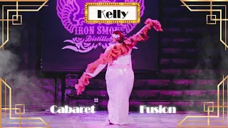 Kelly Performs a Flirtatious and Fun Cabaret Fusion Dance Live at the Belly Dance Benefit Show