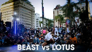 Beast vs Lotus [top 16] // stance // RED BULL DANCE YOUR STYLE LOS ANGELES 2021