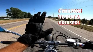 5 Reasons To Buy a Cruiser Motorcycle | DapperxDan Motovlog