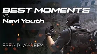 FRAGMATIC BEST MOMENTS vs Navi Youth | ESEA PLAYOFF's