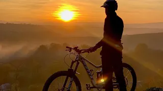 Chernivtsi Enduro, Sunset, Night ride, Test GoPro 10, Flashlight Lighten7 Elite C1A