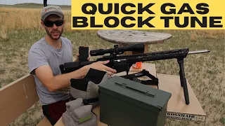 How To Tune an Adjustable Gas Block The Quick Way