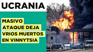 Misil ruso destruye edificio en Vinnytsia: Al menos 21 muertos tras ataque