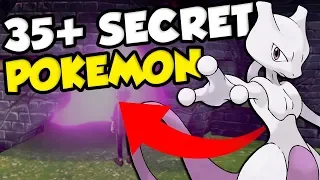 OVER 35 SECRET/HIDDEN POKEMON In Pokemon Sword and Shield! More Galar Dex Pokemon!