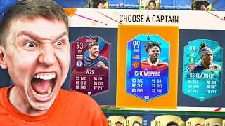 YOUTUBERS IN FIFA 23 FUT DRAFT ft Speed, KSI & W2S