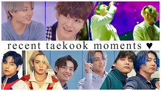 RECENT Taekook moments | vkook moments of april 2021