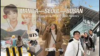 7 days in SEOUL & BUSAN, KOREA! first AUTUMN 🍂 experience! (Cocoy Diaries)