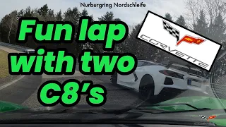 Nurburgring Nordschleife - Two Corvette C8's Fun Lap - 10.04.23