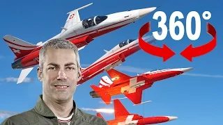 360°-Video: Mit Kampfjet-Pilot «Gandalf» im Cockpit der Patrouille Suisse