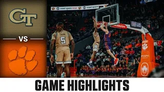 Georgia Tech vs. Clemson Men's Basketball Highlights (2022-23)