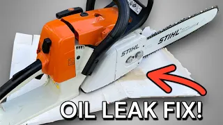 Chainsaw Leaking Oil? Here’s Why!