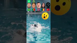 Neymar VS Ronaldo VS Haaland VS Celine VS Icardi Crazy Water Challenge 🌊