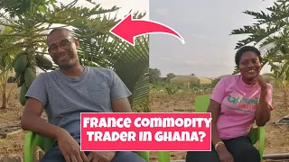 Why I Left France To Visit The Biggest Vegetables & Fruit Exporters Farm In Ghana.