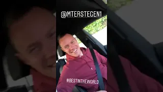 Prince Boateng Story - with ter stegen in a car 🚗🚗😋