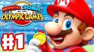 Mario & Sonic at the Olympic Games Tokyo 2020 - Gameplay Walkthrough Part 1 - Story Mode!