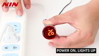 How to connect the wire of the  Digital Thermometer  AD101-22TM