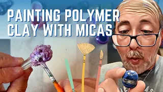 How to Paint Polymer Clay with Mica Powder