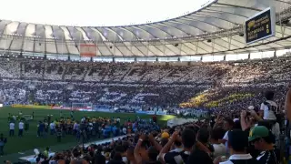 Mosaico da torcida do Vasco na final com botafogo.