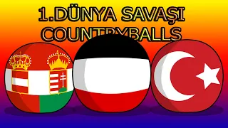 1.Dünya Savaşı 1 Dakikada Countryballs Animation - Ülke Topları Animasyonu Part 1