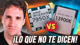 La VERDAD sobre el i9 13900k vs Ryzen 9 7950x ¡que NO te ENGAÑEN!