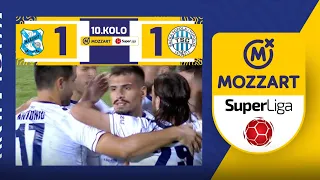 Mozzart Bet Super liga 2023/24 - 10.Kolo: MLADOST – TSC 1:1 (0:1)