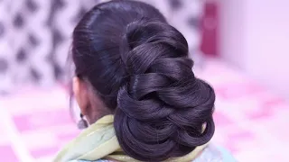 Beautiful hair style girl easy back side / Cute hairstyles for short hair / Summer hairstyle