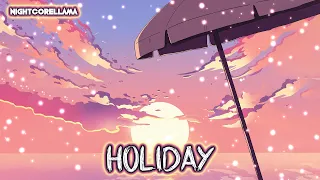 KSI - Holiday (Lyrics) | Nightcore LLama Reshape