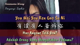 You Mei You Ren Gao Su Ni - 有没有人告诉你 - Sophie - 蘇菲 (Adakah Orang Yang Mengatakan Padamu?)