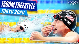 Incredibly exciting women's 1500m final! 🏊🏼‍♀️ | Tokyo 2020