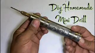 How to make DIY Homemade Mini Drill Machine